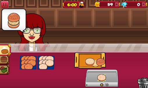 Gameplay of the My burger shop: Fast food for Android phone or tablet.