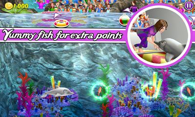 Gameplay of the My dolphin show for Android phone or tablet.