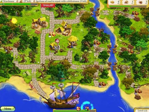 Gameplay of the My kingdom for the princess for Android phone or tablet.