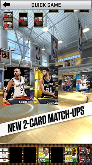 Gameplay of the My NBA 2K16 for Android phone or tablet.