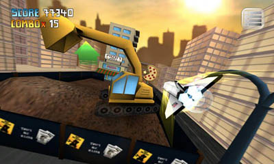 Gameplay of the My Paper Plane 3 for Android phone or tablet.