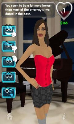 Gameplay of the My Virtual Girlfriend for Android phone or tablet.