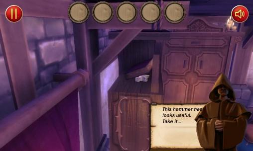 Gameplay of the Mysterious castle: 3D puzzle for Android phone or tablet.