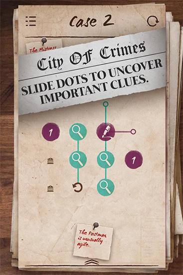 Gameplay of the Mystery case files: Crime city for Android phone or tablet.
