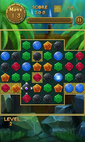 Gameplay of the Mystery jewel for Android phone or tablet.