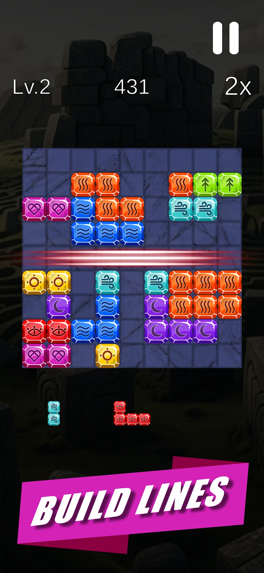 Mystic Burst - Android game screenshots.