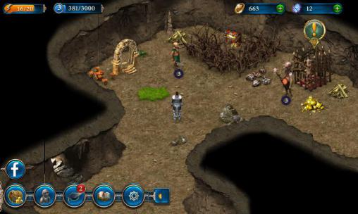 Gameplay of the Myth for Android phone or tablet.