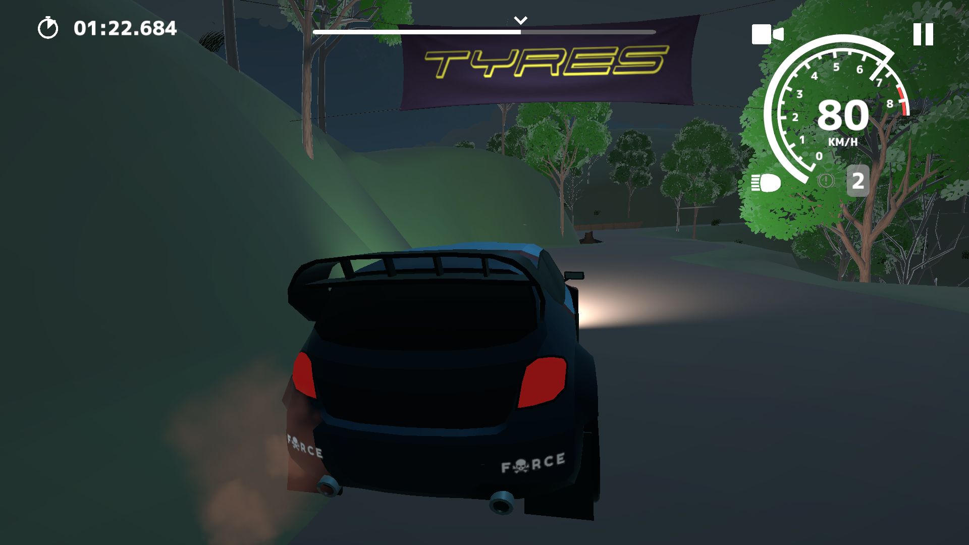 N3Rally - Android game screenshots.