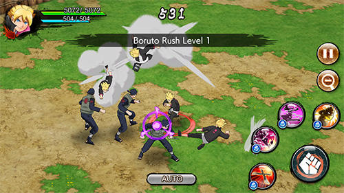 Naruto x Boruto ninja voltage - Android game screenshots.