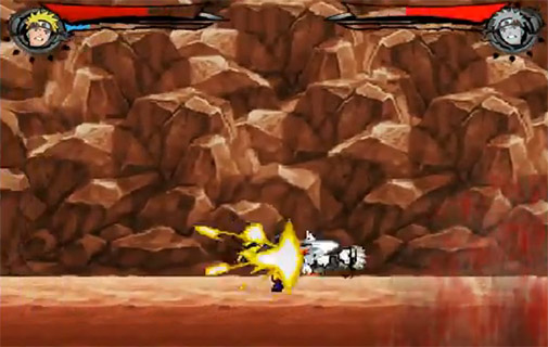 Gameplay of the Naruto fight: Shadow blade X for Android phone or tablet.