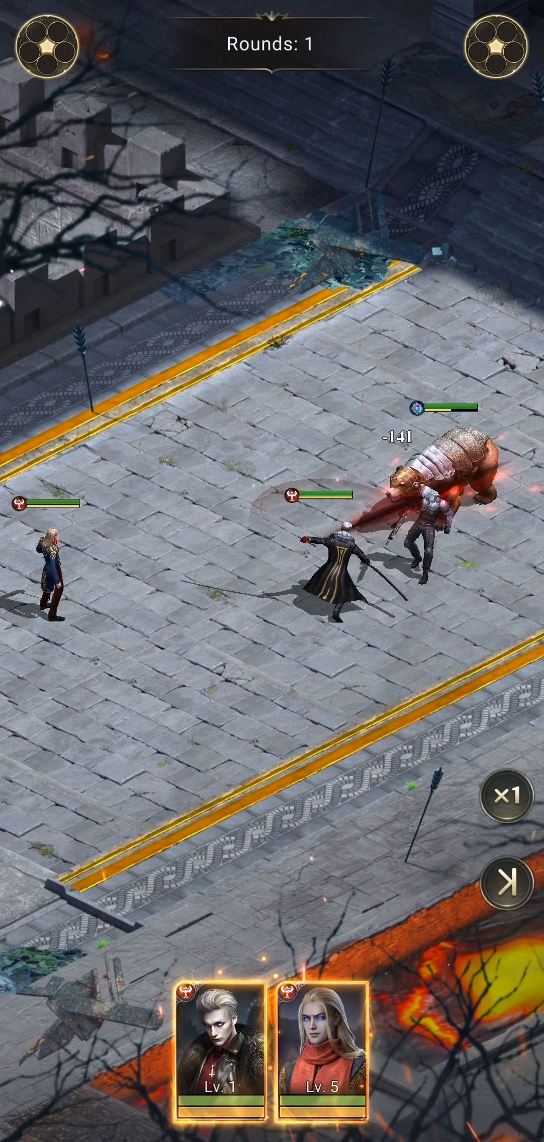 Nations of Darkness - Android game screenshots.
