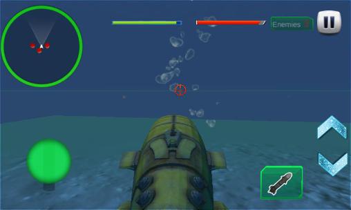 Gameplay of the Naval submarine: War Russia 2 for Android phone or tablet.
