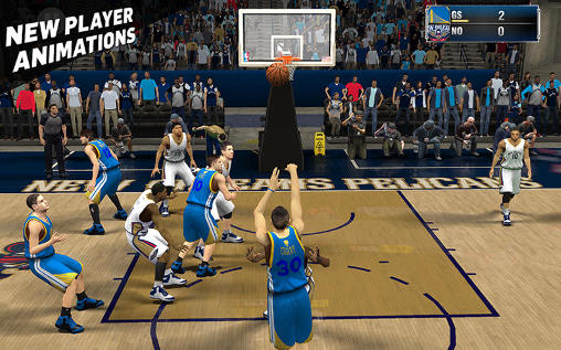 Gameplay of the NBA 2K15 for Android phone or tablet.