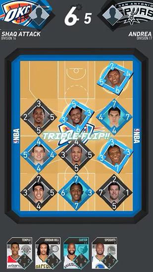 Gameplay of the NBA flip: Official game for Android phone or tablet.