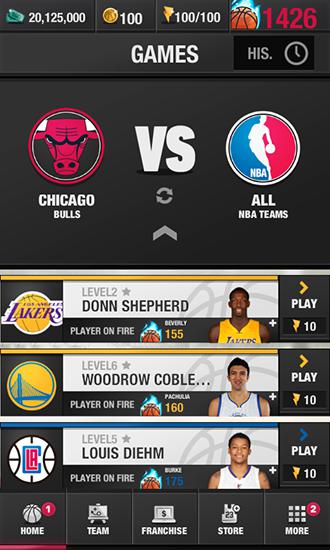 Gameplay of the NBA general manager 2016 for Android phone or tablet.
