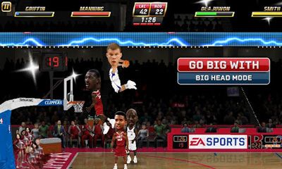 Gameplay of the NBA JAM for Android phone or tablet.