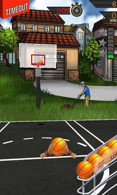 Gameplay of the NBA King of the Court 2 for Android phone or tablet.