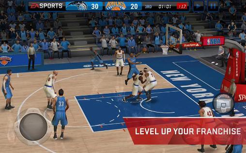 Gameplay of the NBA live mobile for Android phone or tablet.