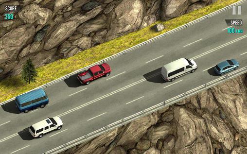 Gameplay of the Need for racer for Android phone or tablet.