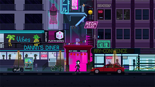 Neon hook - Android game screenshots.