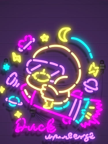 Neon it! 3D light art puzzle - Android game screenshots.