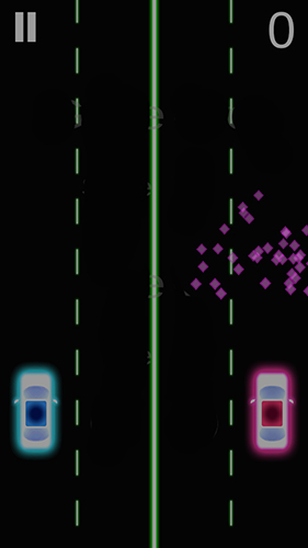 Gameplay of the Neon 2 cars racing for Android phone or tablet.