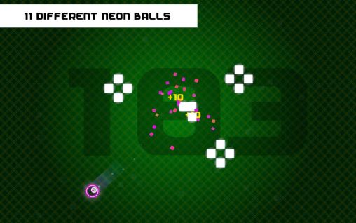 Gameplay of the Neon beat for Android phone or tablet.