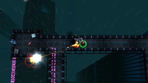 Gameplay of the Neon chrome for Android phone or tablet.