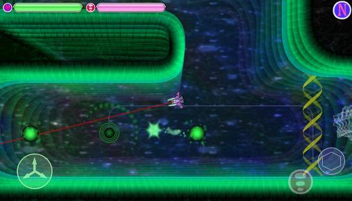 Gameplay of the Neon dash for Android phone or tablet.