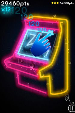 Gameplay of the Neon Mania for Android phone or tablet.