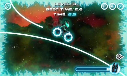 Gameplay of the Neon motocross + for Android phone or tablet.