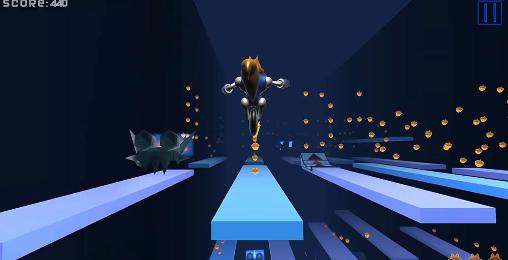 Gameplay of the Neon squirrel 3D for Android phone or tablet.