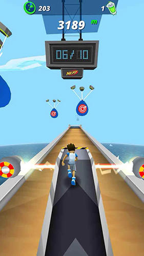 Gameplay of the Nerf energy rush for Android phone or tablet.