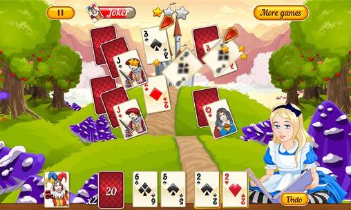 Gameplay of the Neverland: Solitaire for Android phone or tablet.