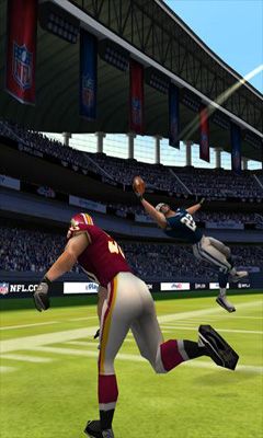 Gameplay of the NFL Flick Quarterback for Android phone or tablet.