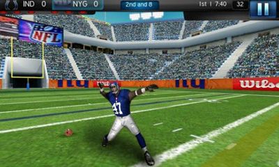Gameplay of the NFL Pro 2012 for Android phone or tablet.
