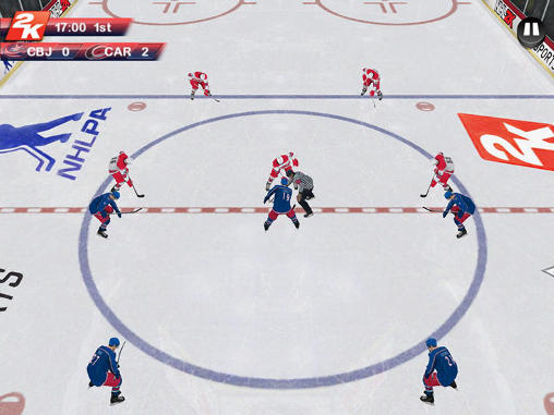 Gameplay of the NHL 2K for Android phone or tablet.