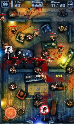 Gameplay of the Night of the Living Dead for Android phone or tablet.