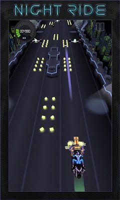 Gameplay of the Night Ride for Android phone or tablet.