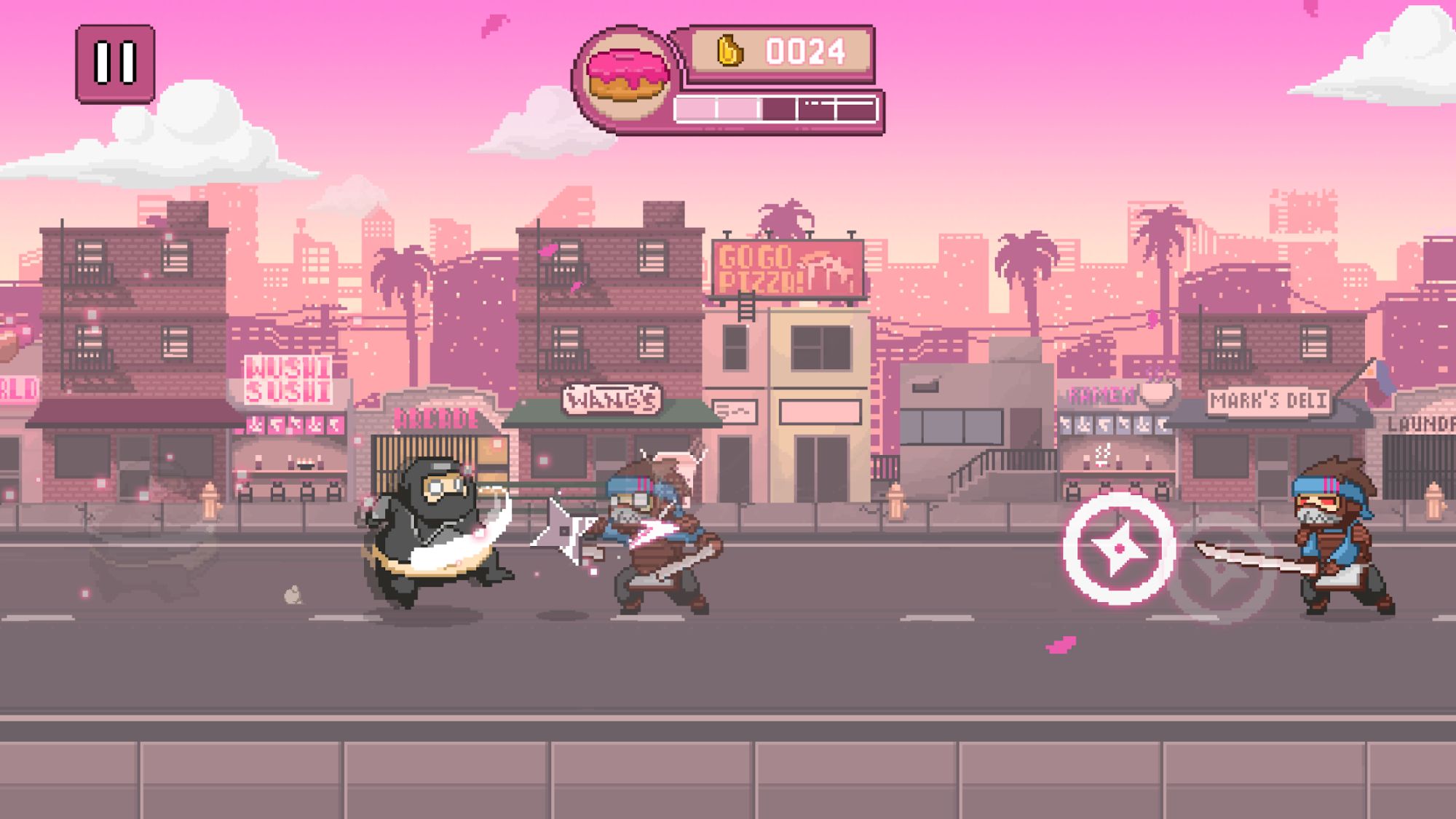 Ninja Chowdown - Android game screenshots.