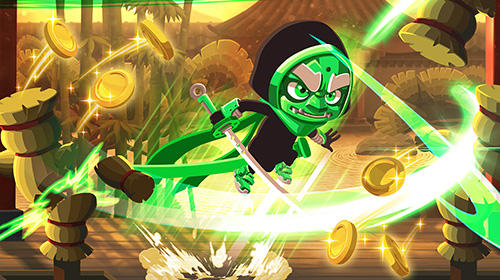 Ninja dash: Ronin jump RPG - Android game screenshots.