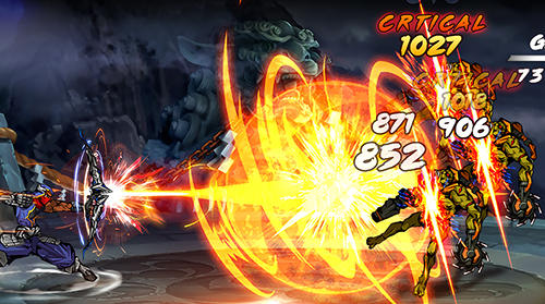 Ninja hero: Epic fighting arcade game - Android game screenshots.