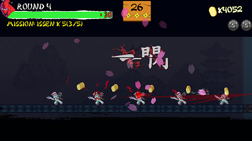 Ninja issen: New slash game - Android game screenshots.
