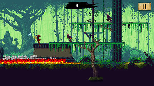 Ninja scroller: The awakening - Android game screenshots.