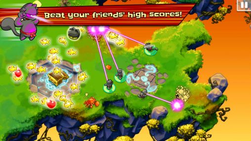 Gameplay of the Ninja hero cats for Android phone or tablet.