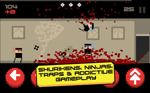 Gameplay of the Ninja warrior: Temple for Android phone or tablet.