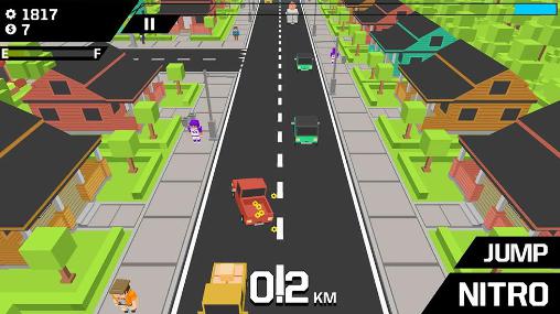 Gameplay of the Nitro dash for Android phone or tablet.