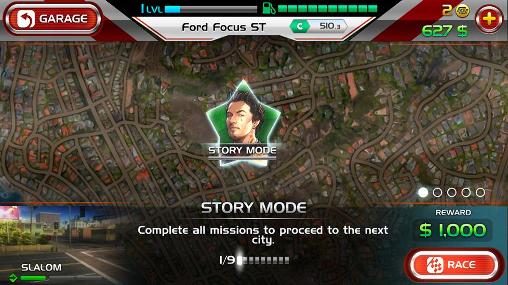 Gameplay of the Nitro nation: Stories for Android phone or tablet.