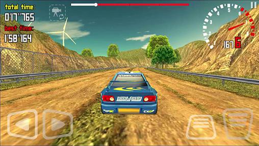 Gameplay of the No limits rally for Android phone or tablet.