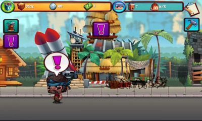 Gameplay of the No Zombies Allowed for Android phone or tablet.